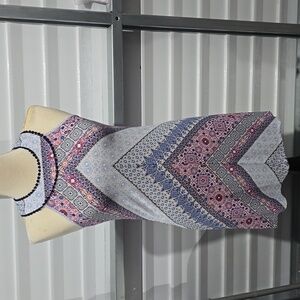 Ash & Violet Multicolor  Multi Pattern‎ Dress Size Small